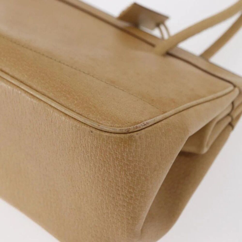 Gucci Vintage Leather Beige Leather Handbag - Picture 10 of 16